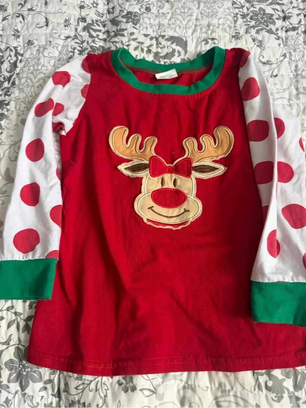 Girls Christmas Reindeer outfit size 6